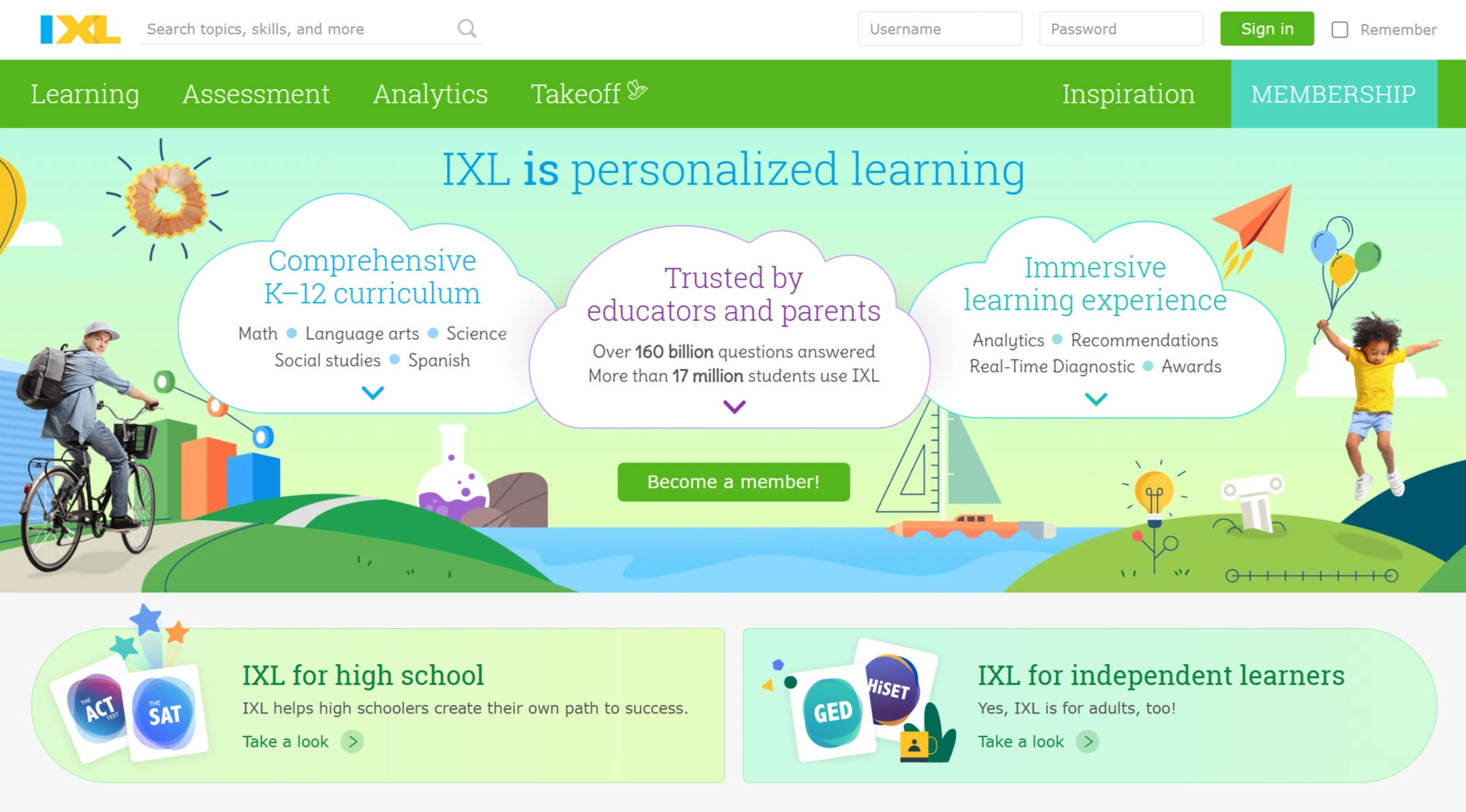 IXL：针对K-12的在线学科学习平台