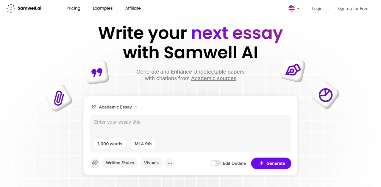 Samwell AI：一款专注于学术写作的AI辅助工具