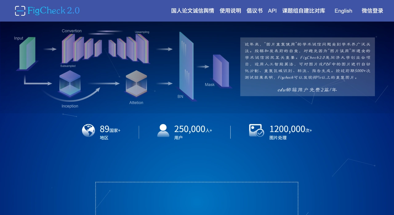 Figcheck：同济创业谷开发的学术图片查重系统