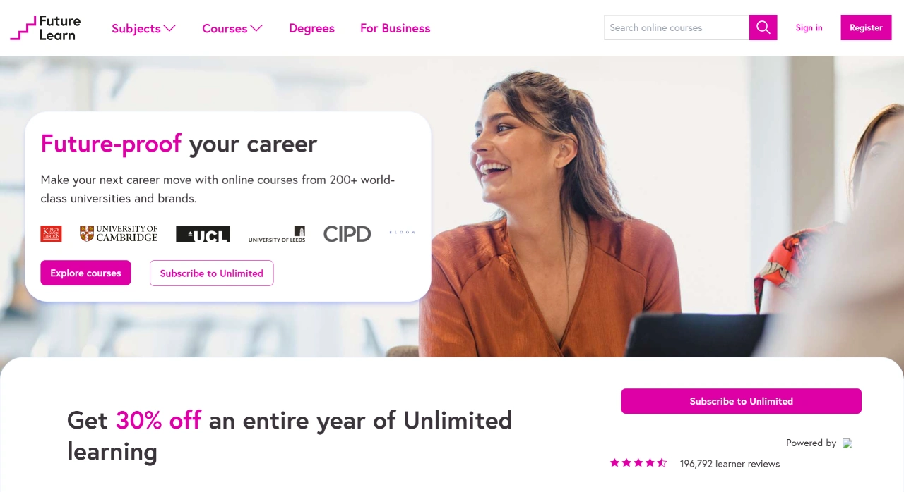 FutureLearn：英国主打社交化学习的在线学习平台