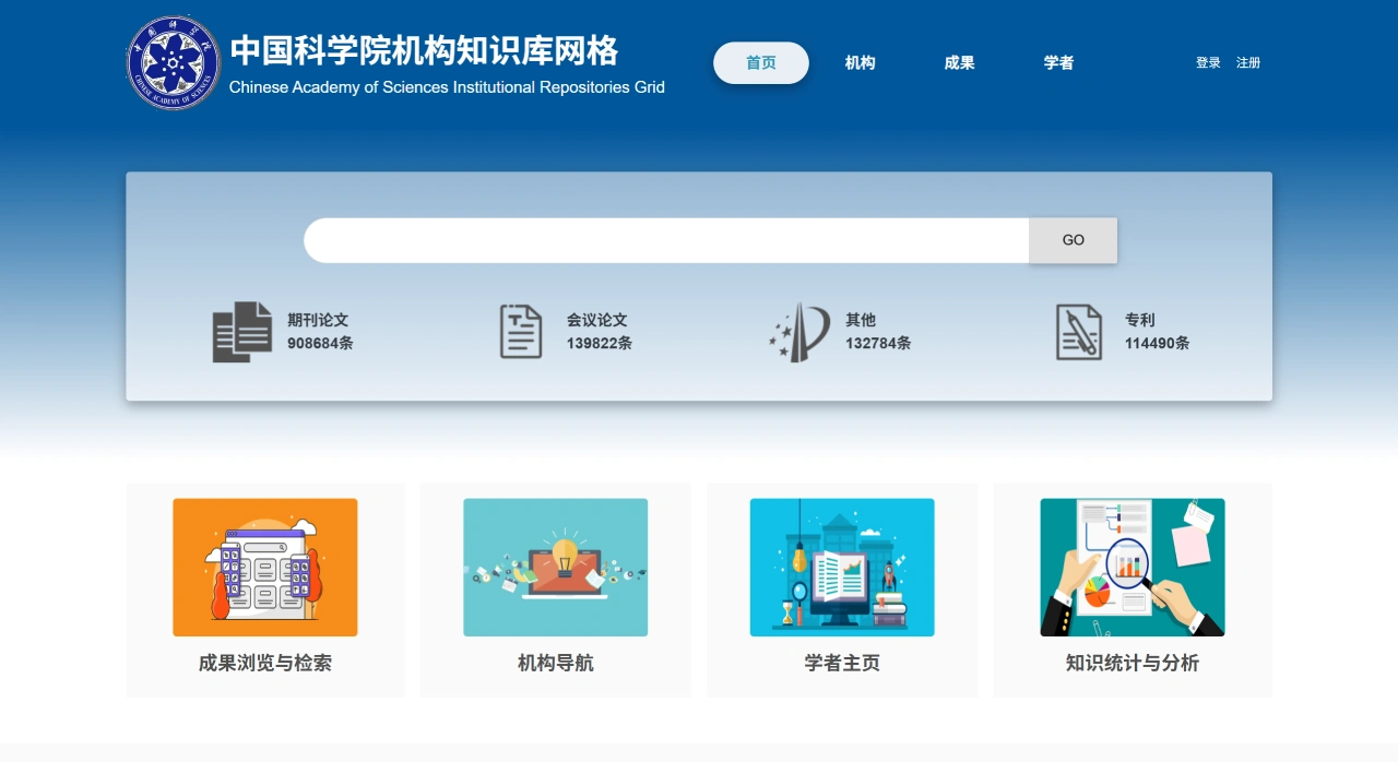 中国科学院机构知识库网格：全球体量最大的科研机构知识库联盟之一