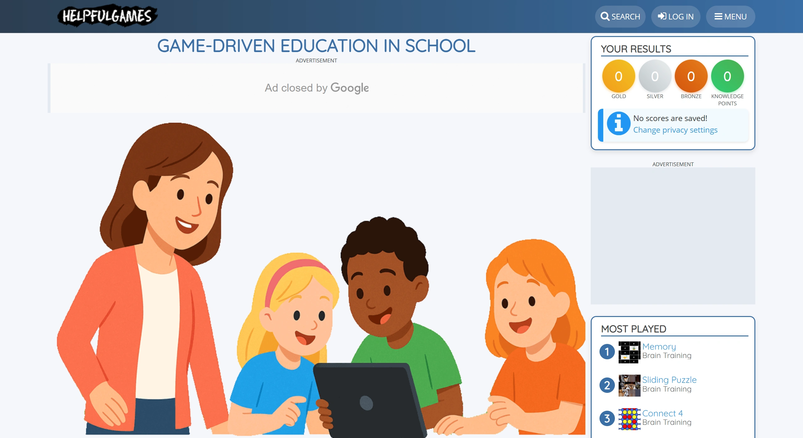 HelpfulGames：专为学生和儿童设计的免费在线教育游戏平台